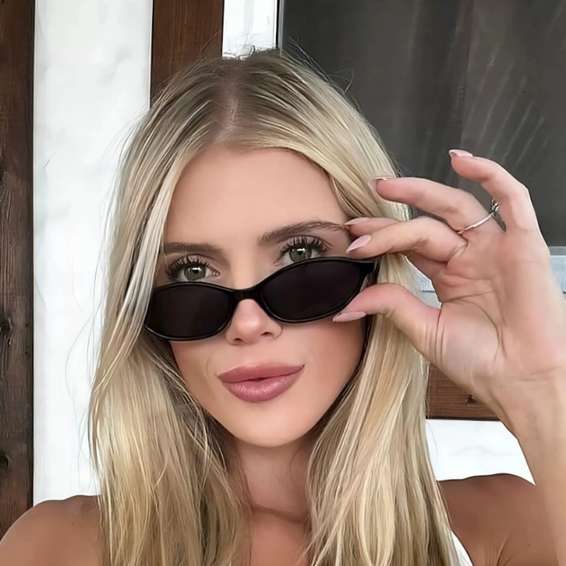 Neue Retro Kleine Ovale Sonnen – Sunglasses Cat Eye Bewertung und Preis