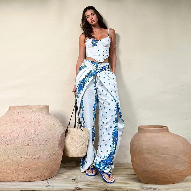 Sexy Bedrucktes Westen-Hosen-S – Romper Floral Print Bewertung und Preis