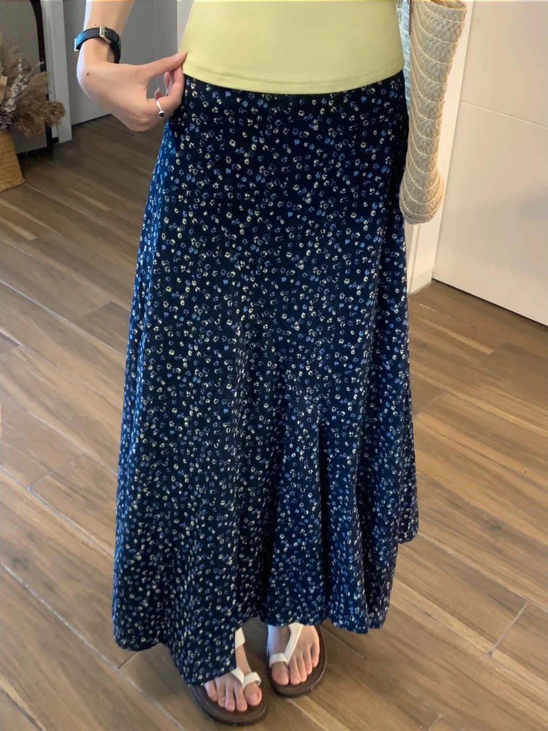 Plus Size Midirock mit Blumenm – Midi Skirt Floral Bewertung und Preis