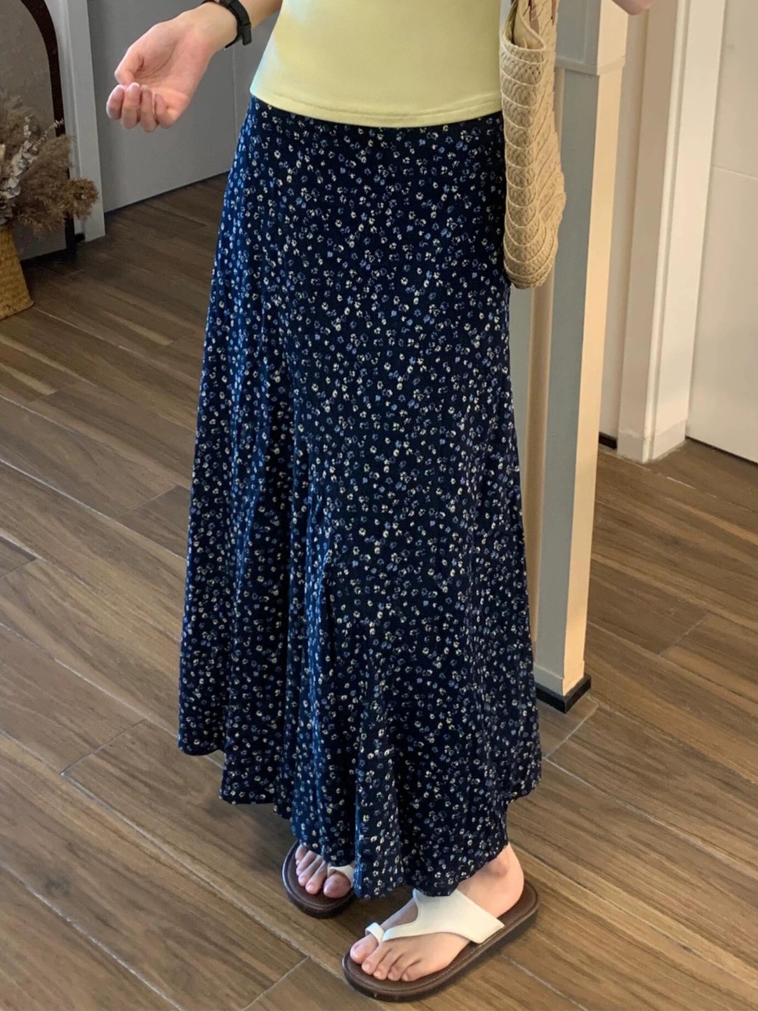 Plus Size Midirock mit Blumenm – Midi Skirt Floral Bewertung und Preis