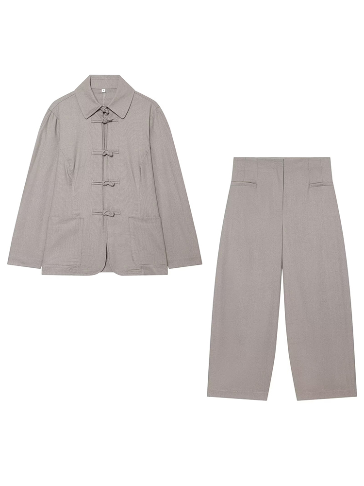 HH Elegantes Leinen-Jacken- un – Linen Pant Wide Bewertung und Preis