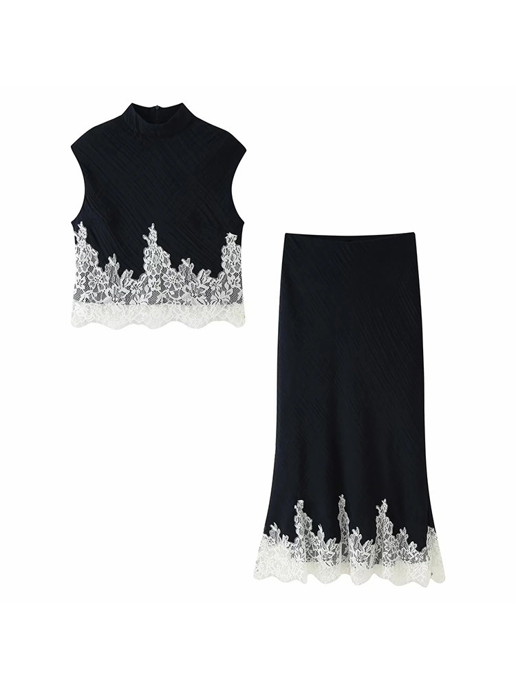 Elegantes zweiteiliges Damen-R – Midi Skirt Floral Bewertung und Preis