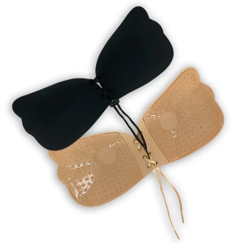 Unsichtbarer trägerloser Klebe – Bralette Triangle Set Bewertung und Preis