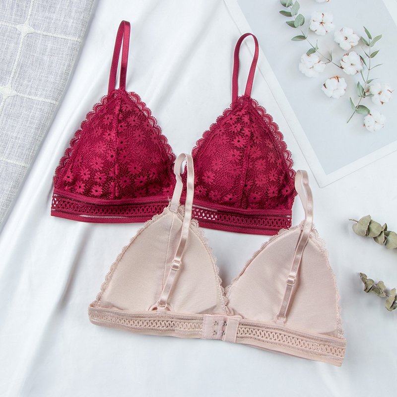 Sexy Floral Spitze Bh Top Für  – Bralette Triangle Set Bewertung und Preis