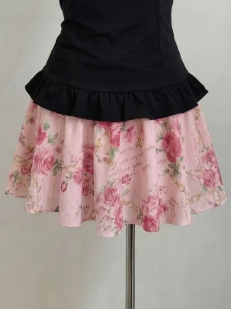 Damen Süßes Blumenmuster Zweit – Romper Floral Print Bewertung und Preis